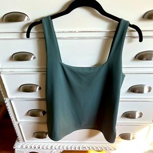 Express Square Neck Body Contour Tank